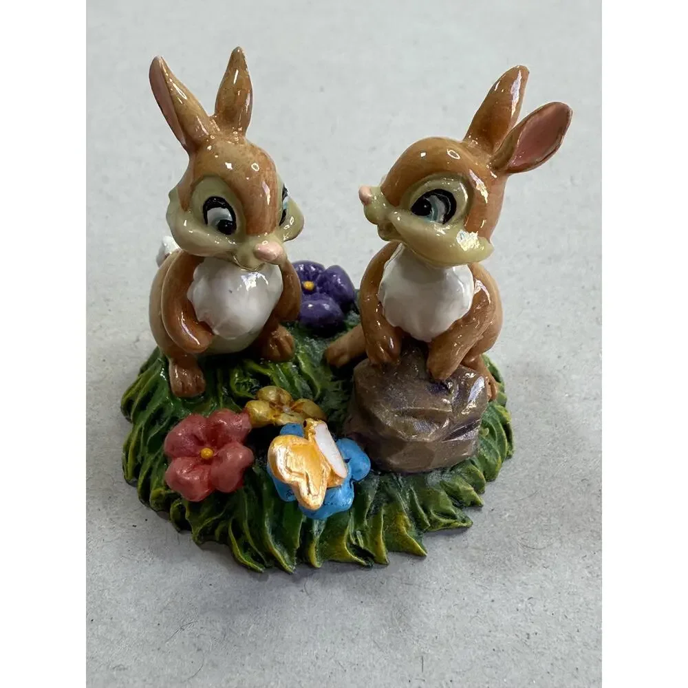 Vintage Bunny Rabbit Lot, Disney Licensed Figurines, Easter Ornaments, Decor